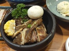 -草家酱蟹炭火烤肉店(珲春南路一店)