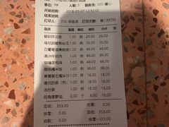 账单-大树餐厅(益田假日店)