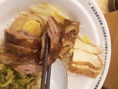 狮头牌鹅肉拼大肠饭-狮头牌卤味研究所·卤味饭(花城汇南区店)