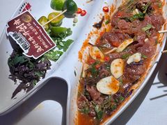 柳喜辣鱼籽生牛-柳喜辣·烧烤酒局(跃进总店)