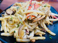 白蟹炒年糕-台州老六海鲜面馆(上南总店)