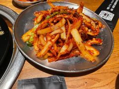 辣炒章鱼-包装马车·韩国料理·포장마차