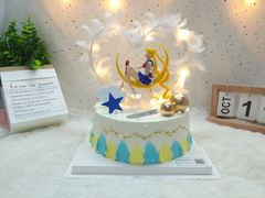 8寸乳脂奶油水冰月-Miss蜜思烘焙(城市广场店)