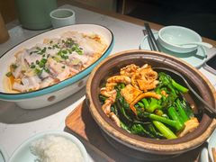 芥兰炒鲜鱿-大榕树下顺德菜(金沙洲永旺店)