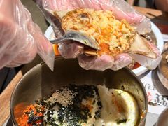 海苔包蟹饭-草家酱蟹炭火烤肉店(珲春南路一店)