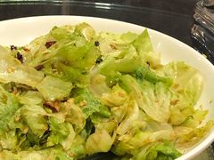 炝拌生菜-刘胖子家常菜·蹄花焖藕(中南店)