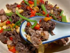 菜籽油炒衡东黄牛肉-老湘村·湖南土菜(天河维多利店)