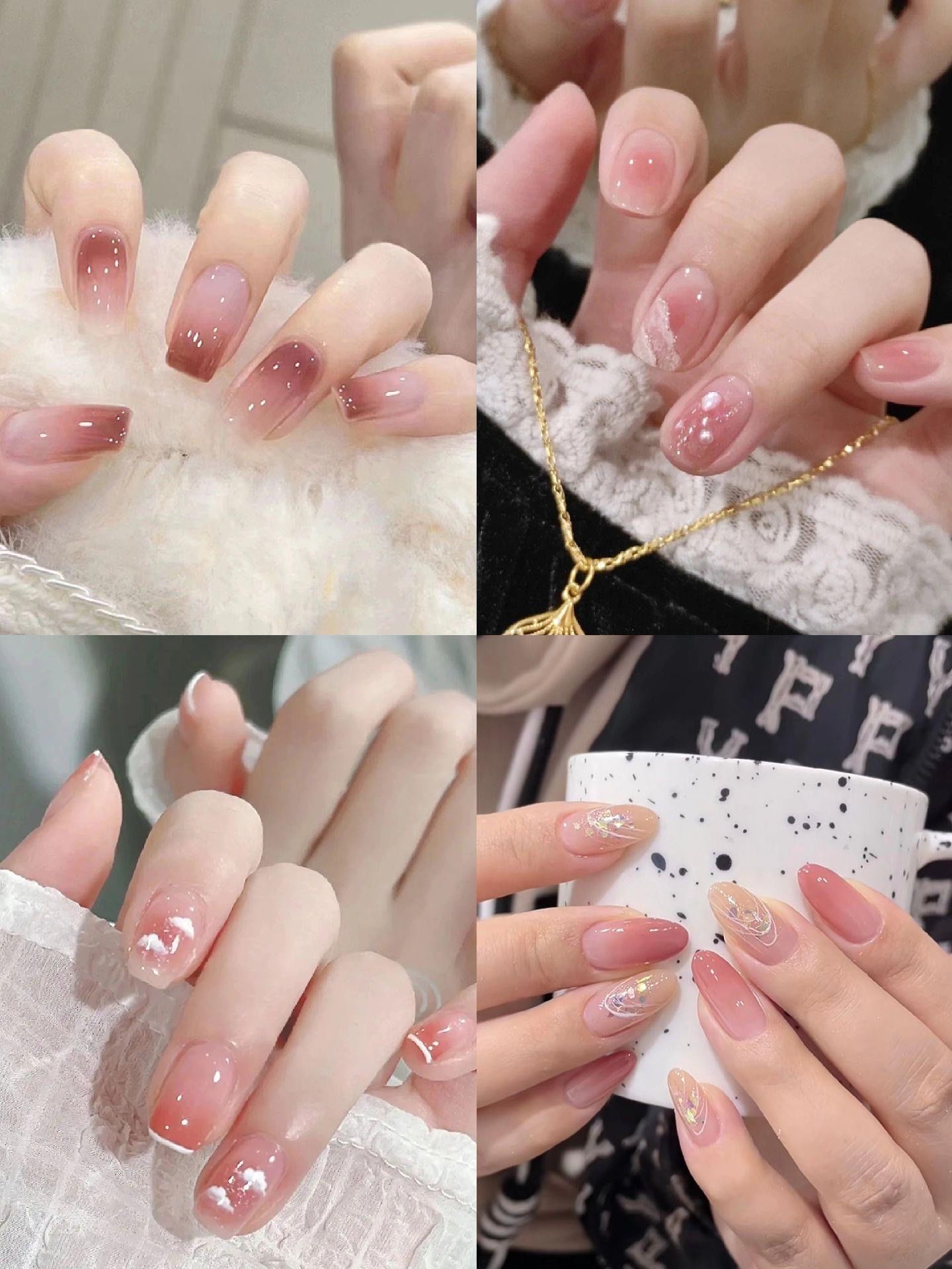 腮红美甲96.#美甲款式#超好看的美甲 #春款上新 #美甲图片