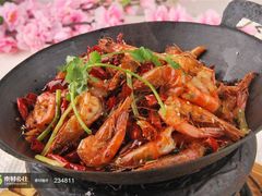 干锅大虾-村东第一家私房菜馆(古北水镇店)