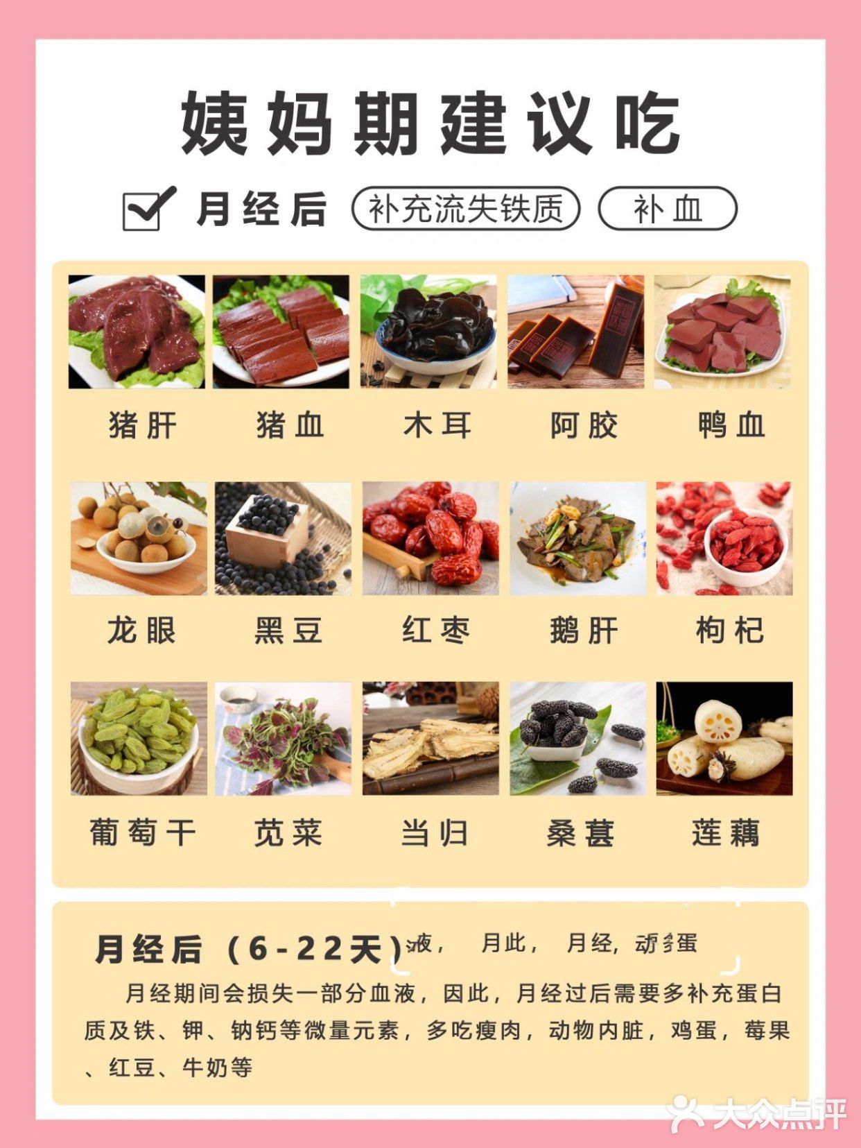 女生必备✅经期饮食指南📝舒服度过姨妈期 ～