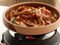 肉炒栗树蘑-京北渔家傲