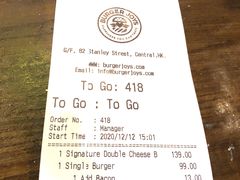 -Burger Joys Central(中环士丹利街店)