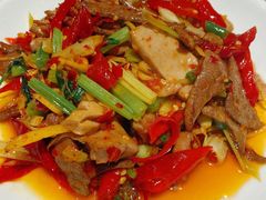泡椒肝腰合炒-川味堂·四川豆花(八卦岭店)