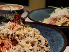 芝士蘑菇鲜虾意大利面-BE BRIGHT KITCHEN(正佳广场店)