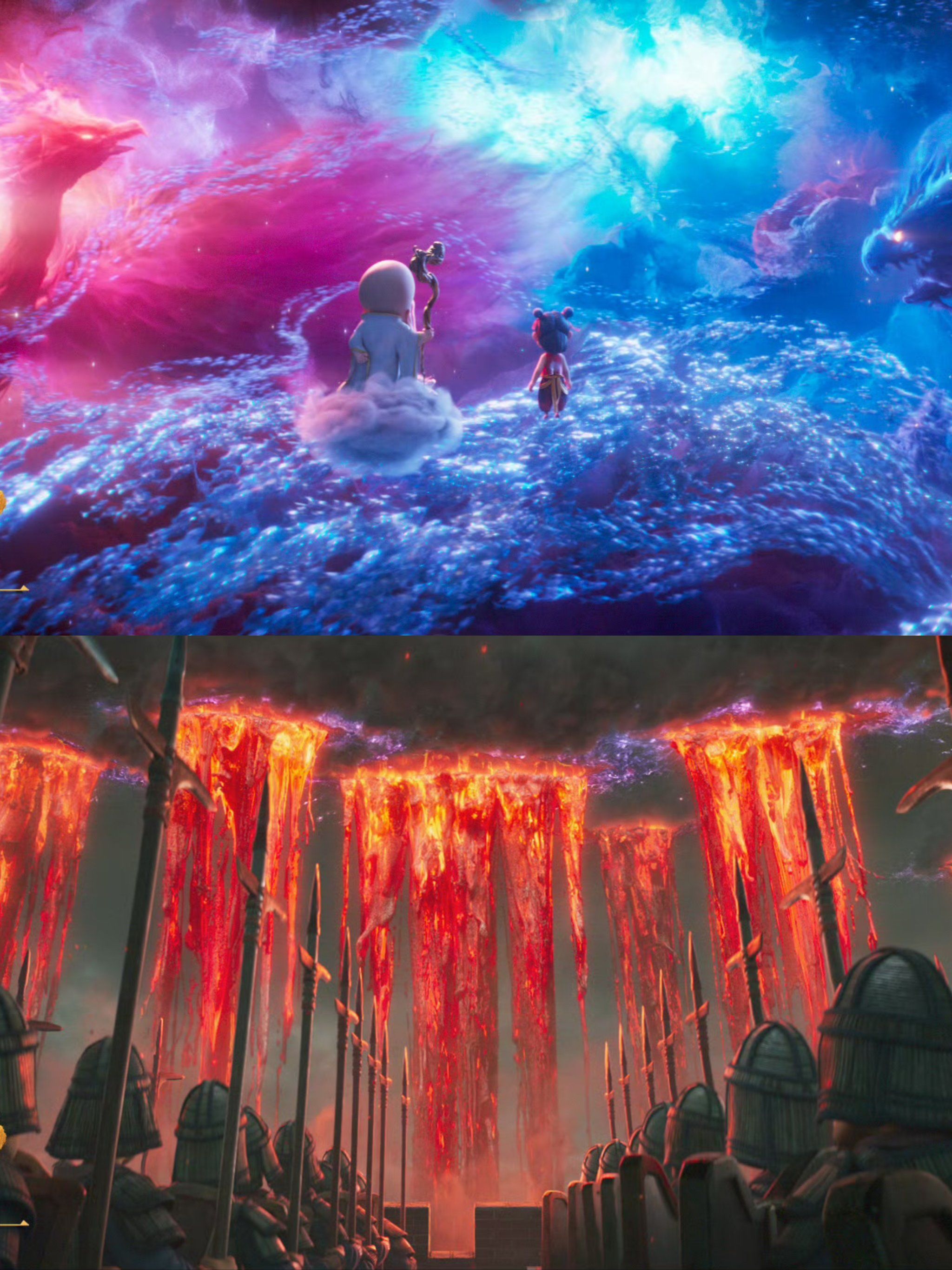 哪吒2的场景真的大升级❗️太精美了