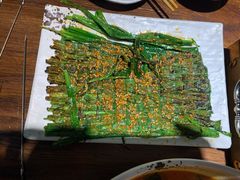 烤韭菜-火枪手串吧·鹤岗小串涮肚(亦庄店)