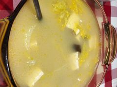 鸡汤小白菜煮榆林豆腐-西贝莜面村(上海百联西郊店)