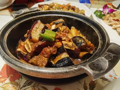 黑椒牛仔骨茄子煲-虾饺妹·酒家(金碧店)