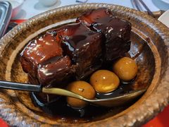 普洱鹌鹑蛋红烧肉-荷风细雨·中国茶宴(碧云店)