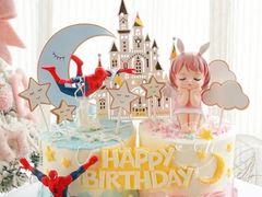 -咖咖熊蛋糕定制·英国蓝风车动物性淡奶油