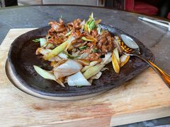 葱爆羊肉-西安凯悦酒店·湖畔中餐厅