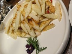 山药炒松茸-将相和·海鲜蒸饺大连菜