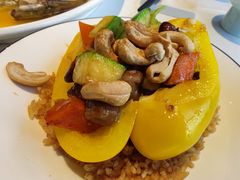 彩椒炒雪花牛肉粒-一德轩·闽.粤料理(福州广场店)