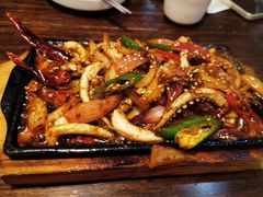 泡菜炒鱿鱼-쌍화점 霜花店·朝鲜族料理(徐家汇店)