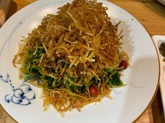 巧拌豆苗-四季民福烤鸭店(前门廊房二条店)