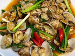 姜葱炒花甲-皓景海鲜·地标美食(双月湾店)