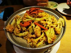 干锅有机菜花-吕氏疙瘩汤·海鲜新鲁菜(凯德mall新都心店)