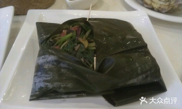 蜜桃餐厅(朝阳大悦城店)蕉叶包野菜图片