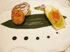 椒鹽鮮鮑魚拼涼拌海蜇萵筍絲-香宫(九龙香格里拉店)