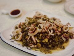 酸菜炒鱿鱼-温岭人家(红花北路店)