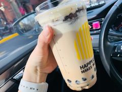 半熟蛋糕珍珠奶茶-快乐柠檬happylemon(日月光店)