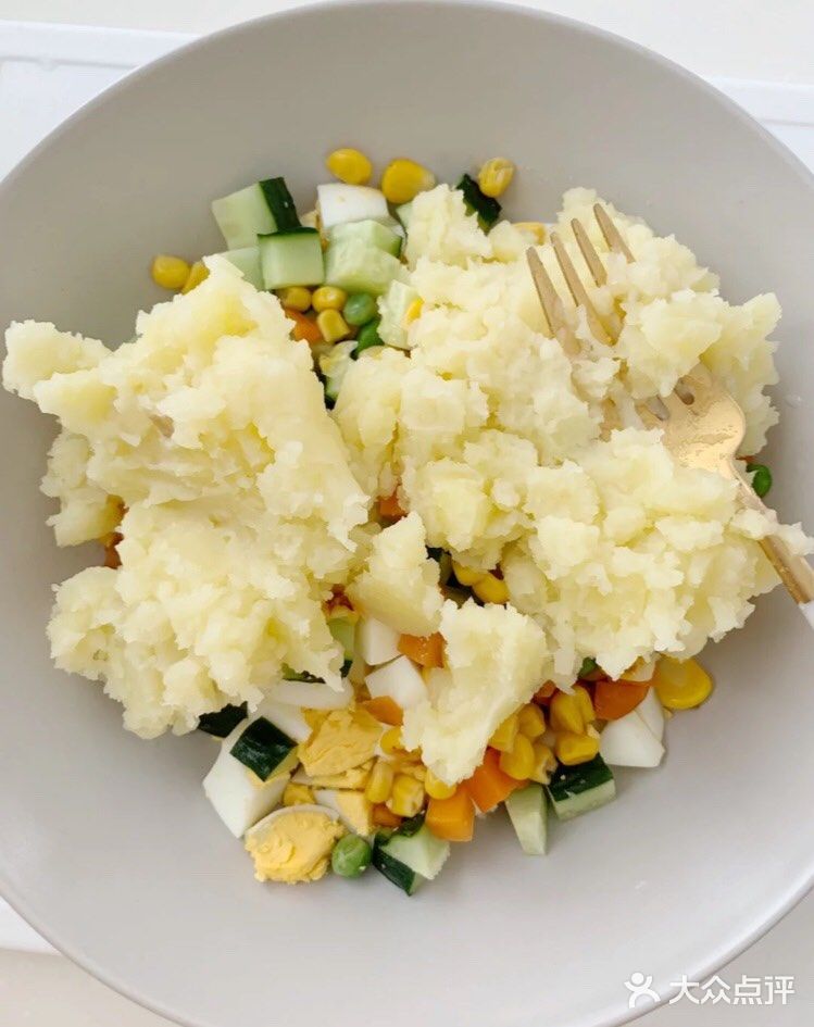 减肥餐~~土豆泥沙拉