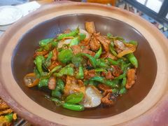 青椒花猪肉-吃饭皇帝大土家民族菜(正大广场店)
