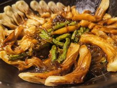 排骨豆角卷子-华盛园卷子王农家菜水库鱼