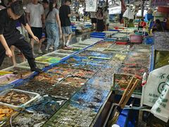 -霞涌市场海鲜摆卖区