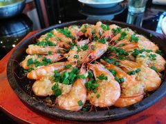 蒜茸铁板虾-大宅院(西溪路店)