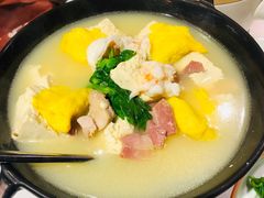 上汤炖蛋饺柴锅豆腐-到家尝北京菜(西坝河店)