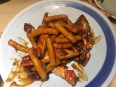 梭子蟹炒年糕-谭家弄堂(亚欧商厦店)