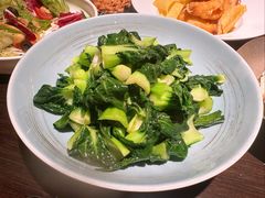 清炒油菜苔-庐灶江南·江南菜·四合院Bistro(东直门·华侨夜泊君亭店)