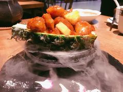 菠萝咕噜猴头菇-水木苼 蔬食料理