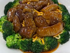 鲍汁腰豆扣海参-朱仔记食府(江南大道店)