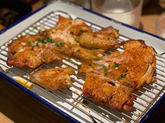 去骨的三黄鸡被压扁炙烤-苦尽酒馆·川菜(鼓楼店)