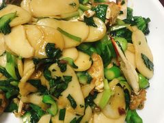 白蟹炒年糕-红灯笼龙凤饭店(宁波老字号店)