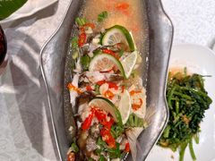 青柠汁蒸桂鱼-食肆&Fourteen(武林夜市店)