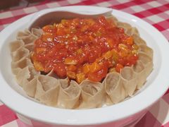 西红柿浇汁莜面-西贝(东城万达广场店)