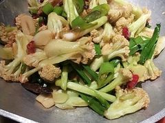 干锅丽水香菇花菜-探花·意境江南菜·唐伯虎文化体验店·松鼠桂鱼(观前店)